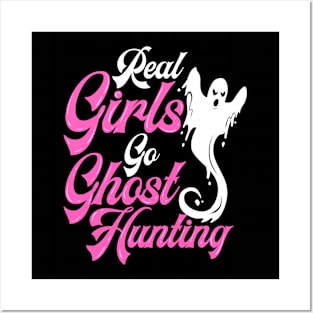 Ghost Hunting Girls Paranormal Investigator Posters and Art